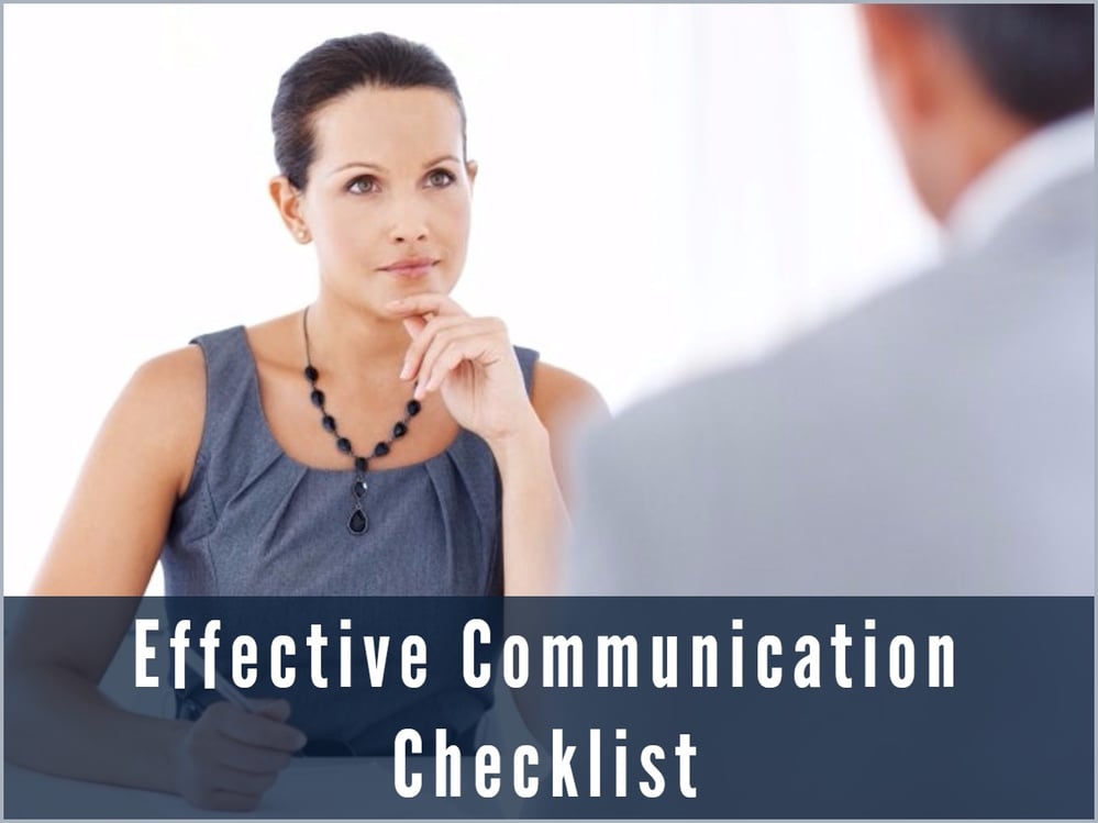 Get the 5Step Checklist for Effective Communication from MAP Consulting!